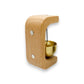 Mellow Monkey 3-inch wooden door chime with a brass bowl and magnetic mount for doors and cabinets.