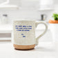 Mellow Monkey XO Bob mug with blue Bob Marley quote on speckled ceramic, 15 ounce handmade coffee cup