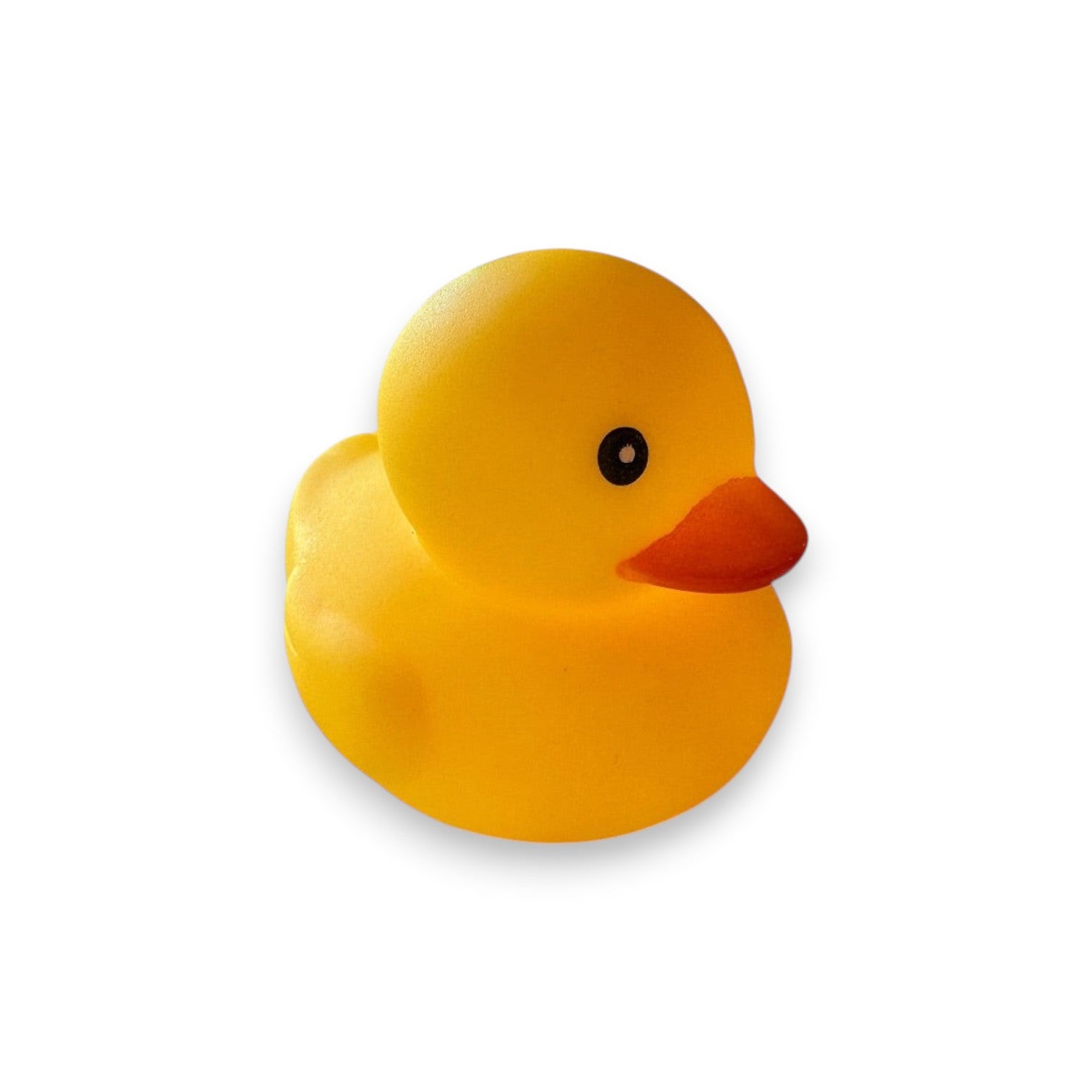 Mellow Monkey classic yellow rubber duck toy with an orange beak for bath time fun