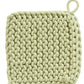 Crocheted Pot Holder - Thick Cotton - 8-in Square - Mellow Monkey