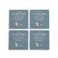 Day at the Lake - Winnie the Pooh Themed Coasters - Set of 4 - Mellow Monkey