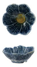 Stoneware Flower Shaped Bowl - 3.75-in.