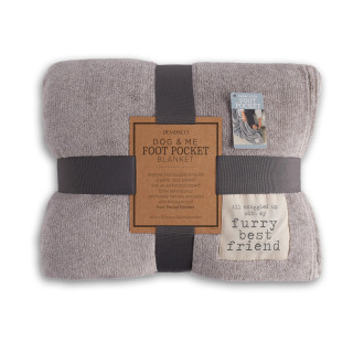 Dog & Me - Foot Pocket Blanket - 70-in - Mellow Monkey