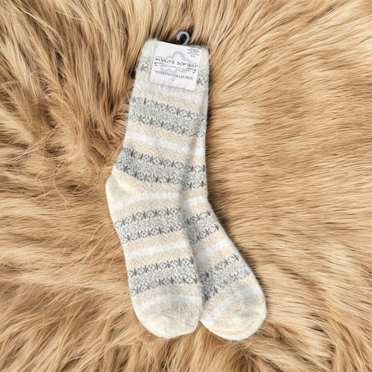 World's Softest - Cozy Crew Socks - Wintertime - Mellow Monkey