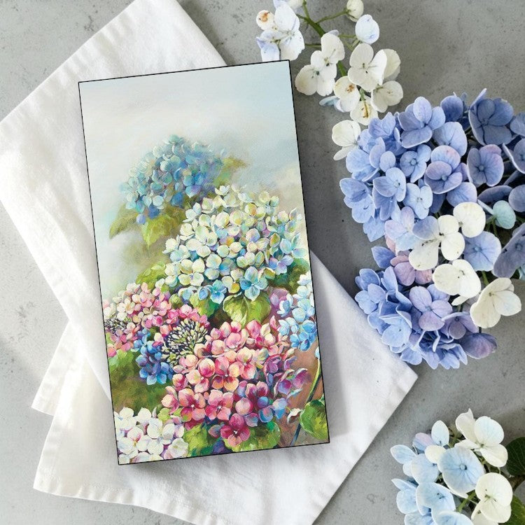 Hydrangea Shades - Paper Guest Towels - Mellow Monkey
