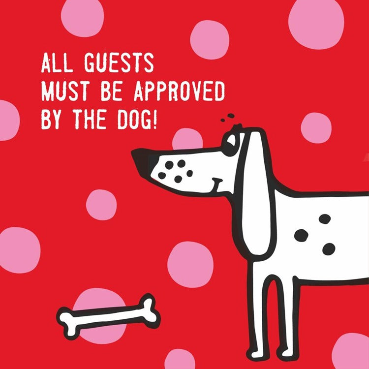 Dog Approved - Beverage Cocktail Napkins - Mellow Monkey
