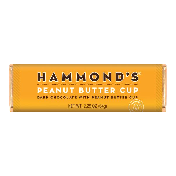 Candy Bar Peanut Butter Cup Dark Choc 2.25-oz - Mellow Monkey