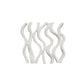 Matte White Vine Wall Tile - 13-in - Mellow Monkey