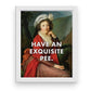 Have An Exquisite Pee - Framed Bathroom Art Print - 11-in - Mellow Monkey