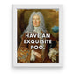 Have An Exquisite Poo - Framed Bathroom Art Print - 11-in - Mellow Monkey