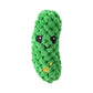 Dill With It Mini Crocheted Pickle in Organza Bag with Greeting