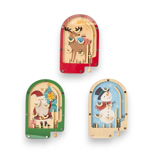 Wooden Pinball Game Unit - 5-1/2-in. - Mellow Monkey