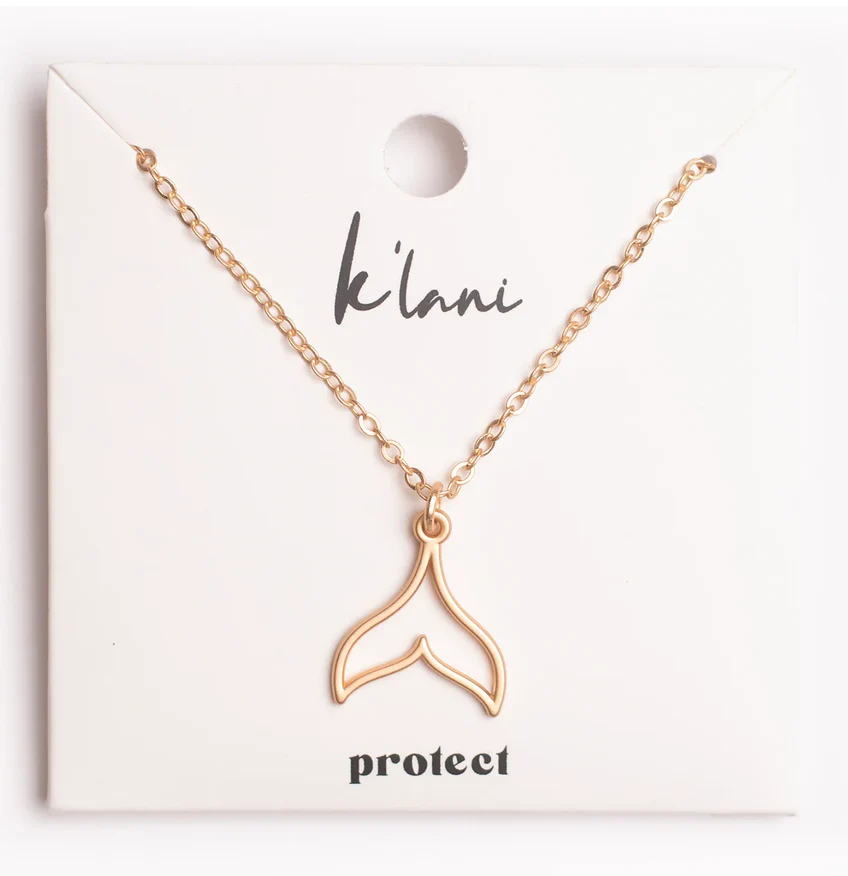 Gold Protect Necklace - Mellow Monkey