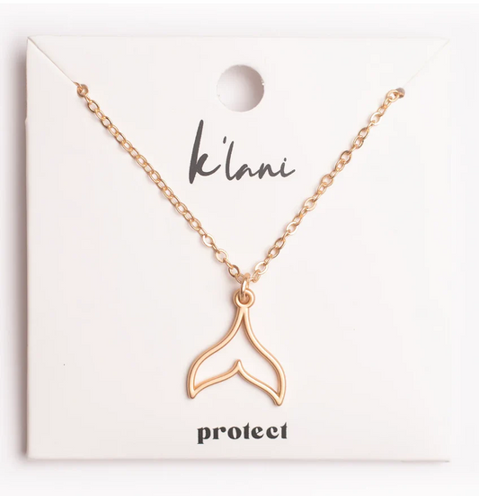 Gold Protect Necklace - Mellow Monkey
