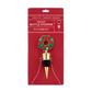 Holiday Wreath - Metal Bottle Stopper - Mellow Monkey