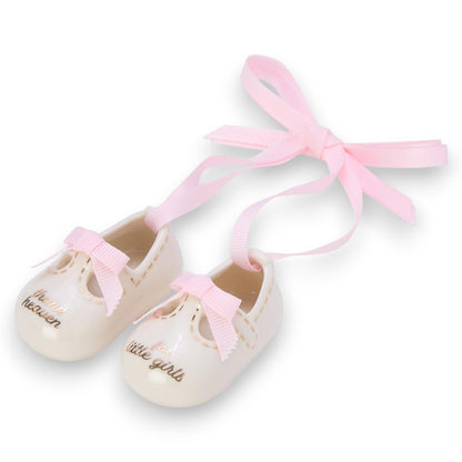 Thank Heaven Pair of Baby Shoes - Keepsake Ornament In A Gift Box