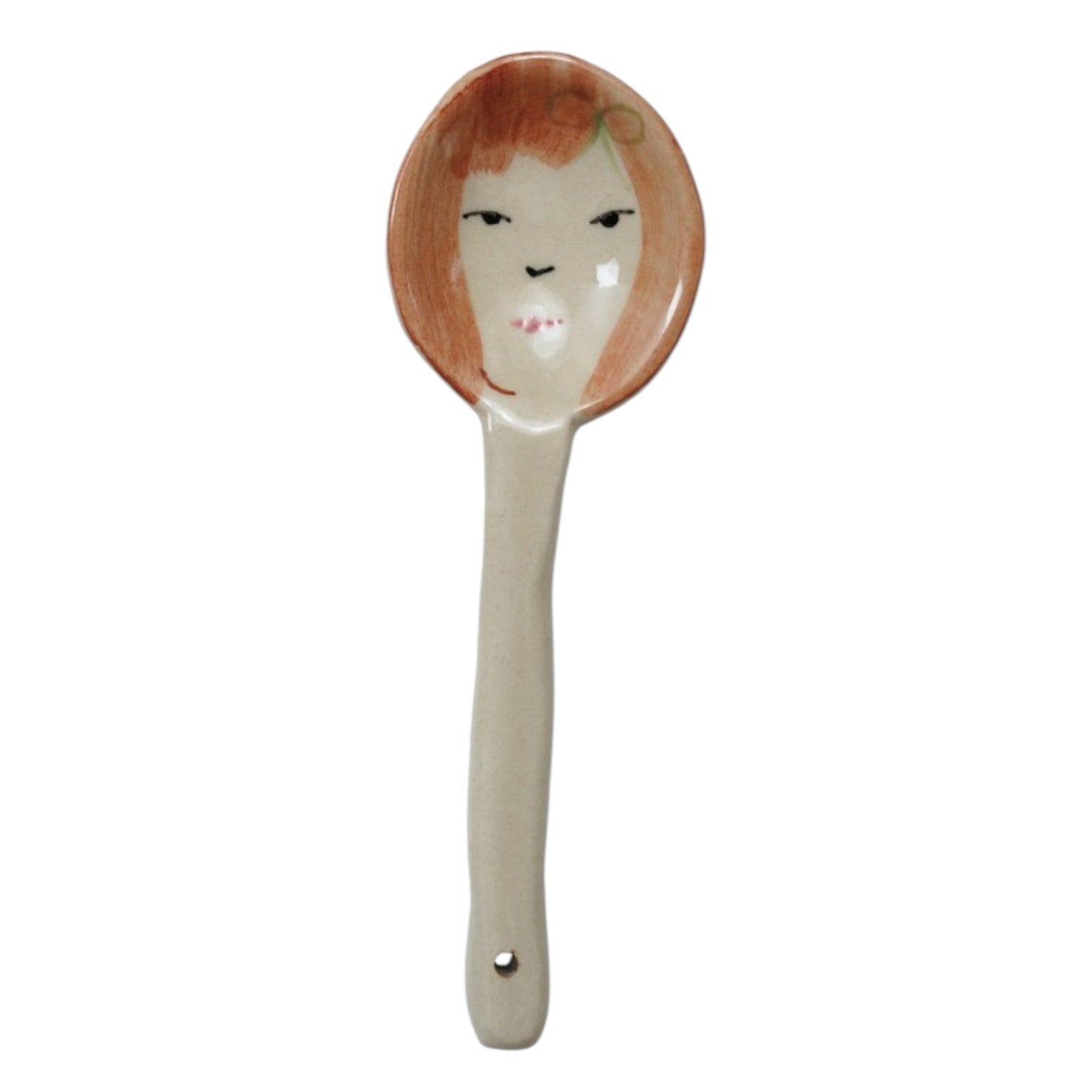 Hand Painted Stoneware Spoon - Mellow Monkey