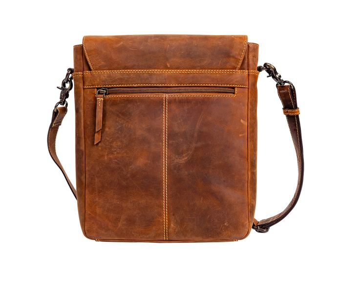 Kurlingham Satchel Leather Bag - 11-1/2-in - Mellow Monkey