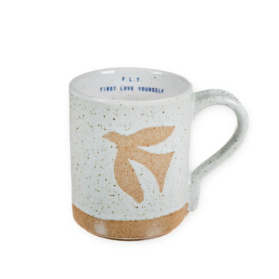 Bird - Happy Mug - F.L.Y. First Love Yourself - Mellow Monkey