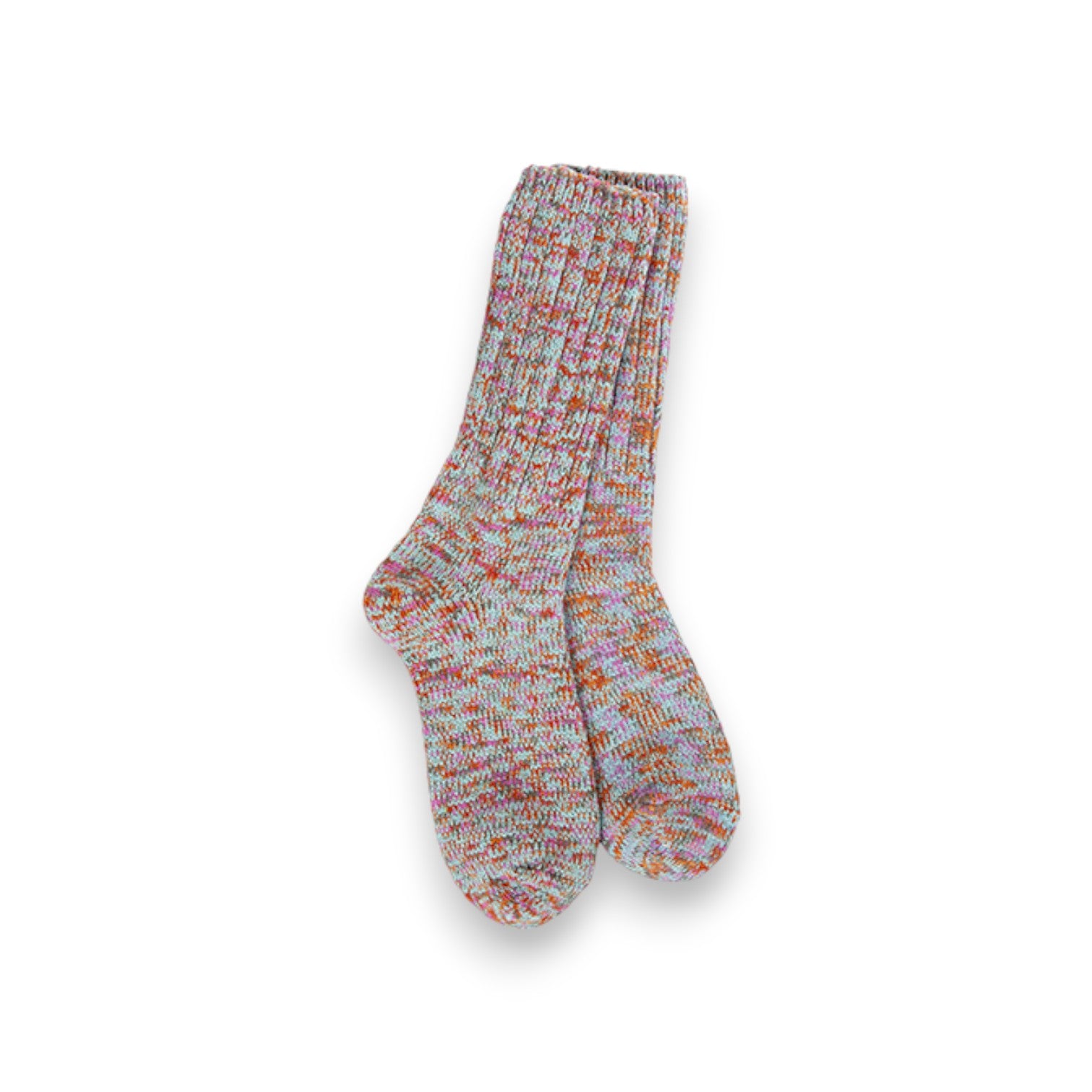 World's Softest Socks - Ragg Crew - Ribbed Leg - Boho - Mellow Monkey