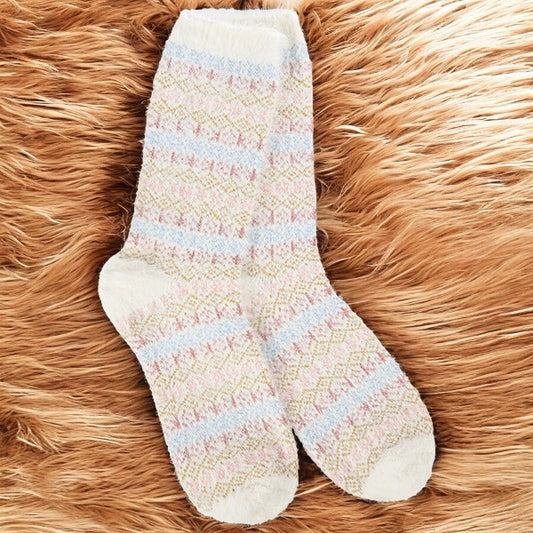 World's Softest - Cozy Crew Socks - Whimsical - Mellow Monkey