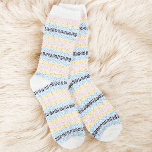 World's Softest - Cozy Crew Socks - Wonderland - Mellow Monkey