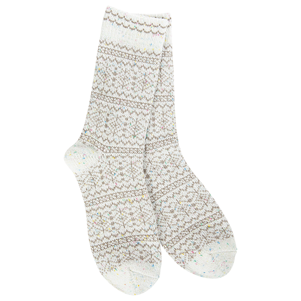 World's Softest - Cozy Crew Socks -  Holiday Confetti - Mellow Monkey