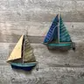 Sailboat Metal And Capiz Wall Decor - Mellow Monkey