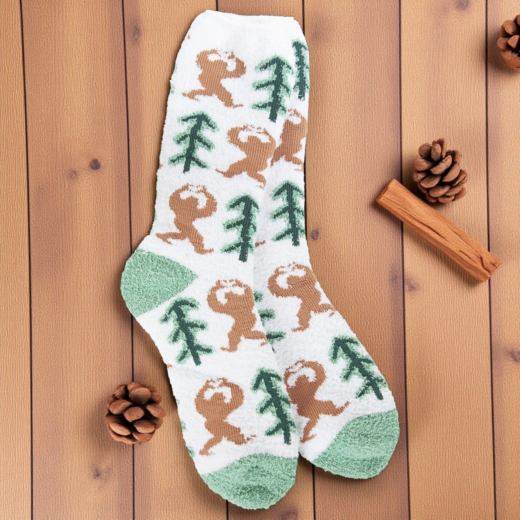 World's Softest - Cozy Crew Socks - Sasquatch - Mellow Monkey