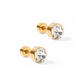 Screwback Stud Earrings - Juliet Clear - 5mm - Mellow Monkey