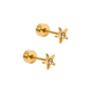 Screwback Stud Earrings - Scout Star - Mellow Monkey