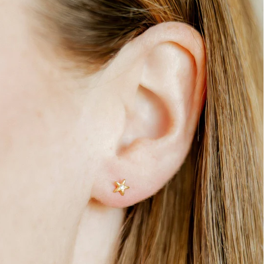 Screwback Stud Earrings - Scout Star - Mellow Monkey