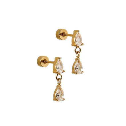 Screwback Stud Earrings - Vivian - Mellow Monkey