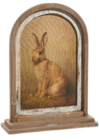 Vintage Rabbit Framed Print - 18" - Mellow Monkey