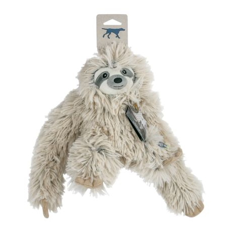 Sloth Rope Dog Toy With Squeaker - 16-in - Mellow Monkey