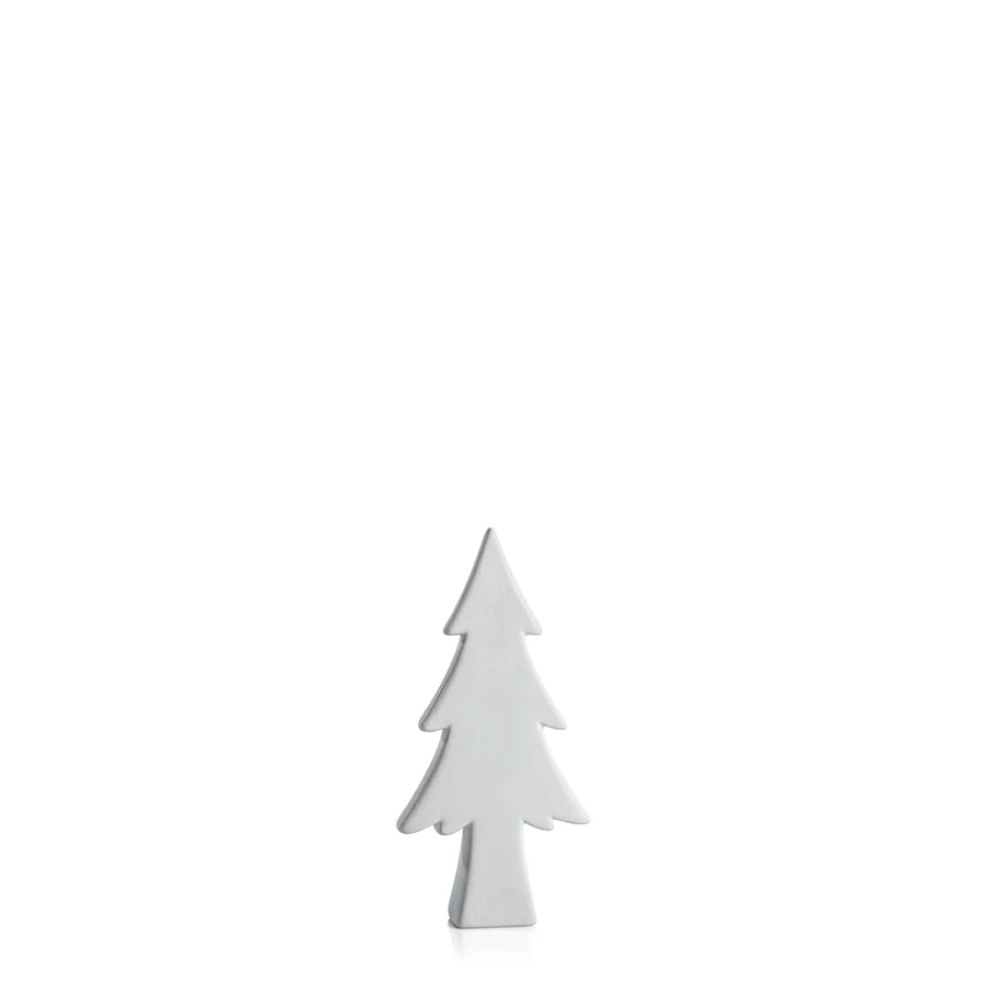 Matt White Decorative Tree - Mellow Monkey