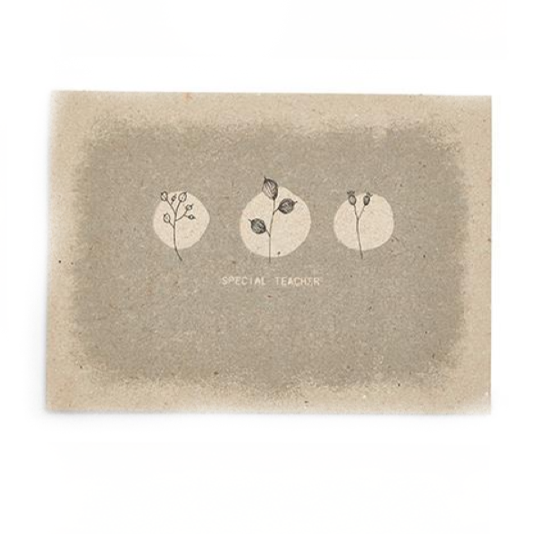 Special Teacher - Recycled Paper Card - Mellow Monkey
