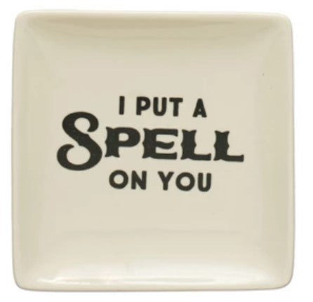 I Put A Spell On You - Stoneware Plate - 5-in - Mellow Monkey
