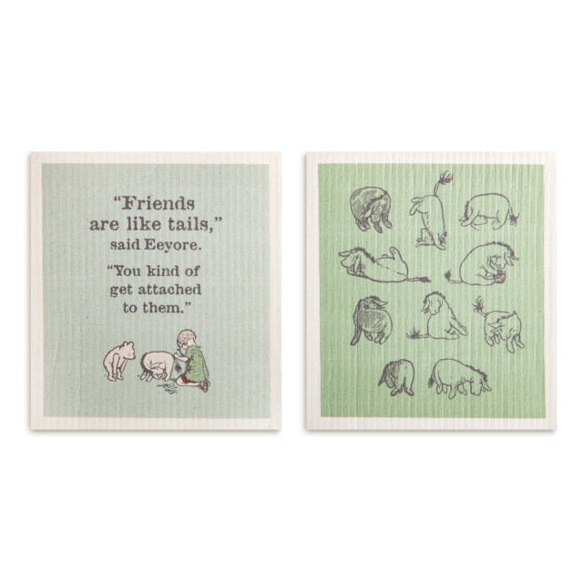 Eeyore - Winnie the Pooh Themed Swedish Dishcloths - Mellow Monkey