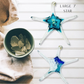 Large Glass Star Ornament - 7-in