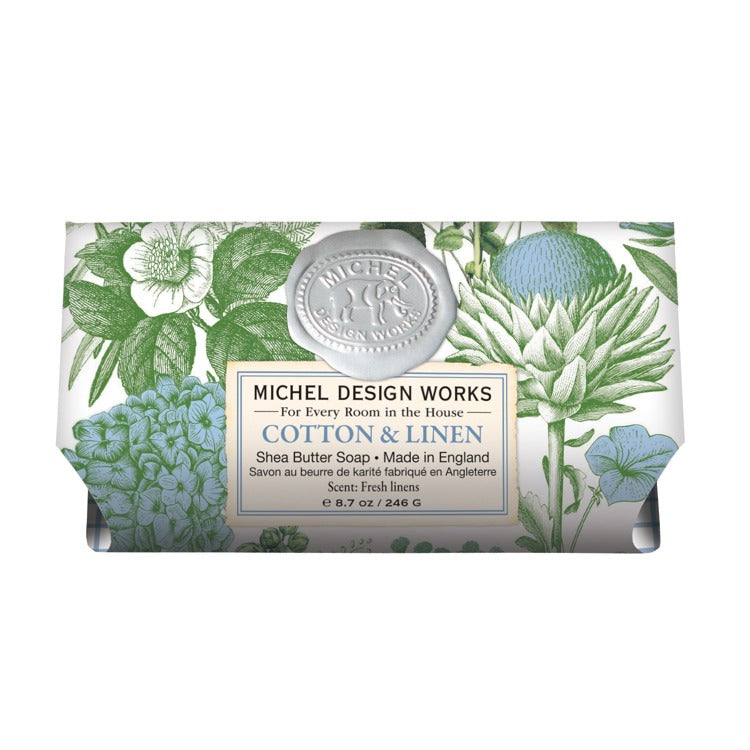 Michel Design Works Cotton & Linen Large Bath Soap Bar