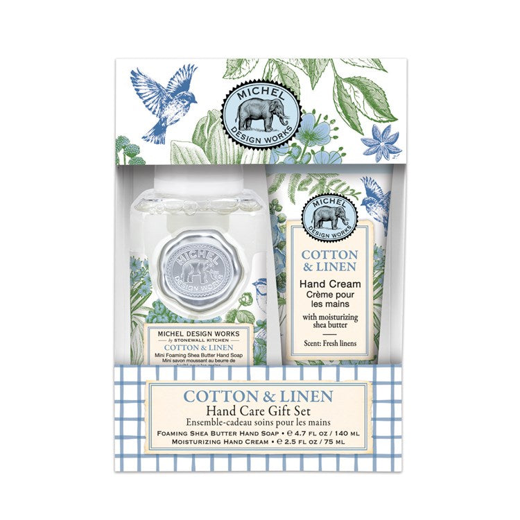 Michel Design Works Cotton & Linen Handcare Gift Set