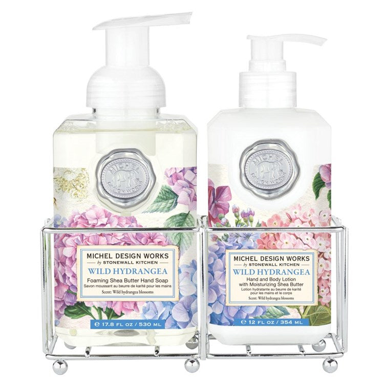 Michel Design Works Wild Hydrangea Hand Care Caddy