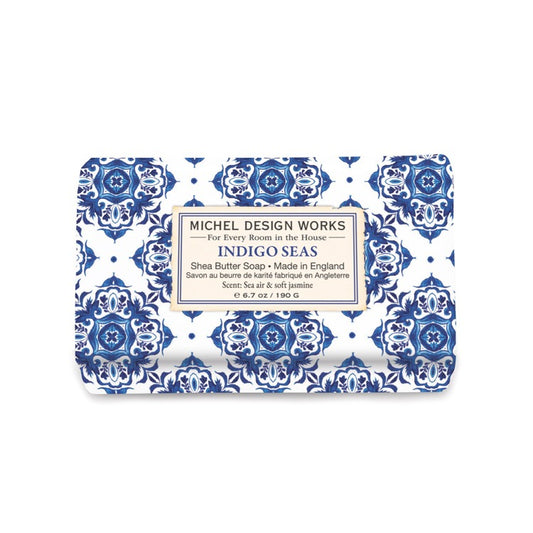 Michel Design Works Indigo Seas Medium Bath Soap Bar