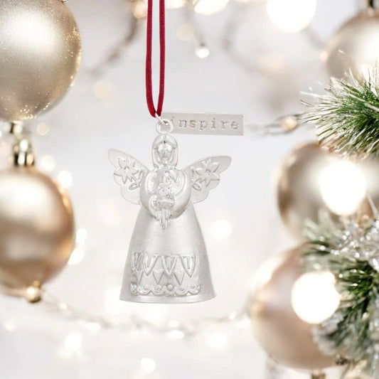 Inspire - Mini Bell Angel Ornament - Mellow Monkey