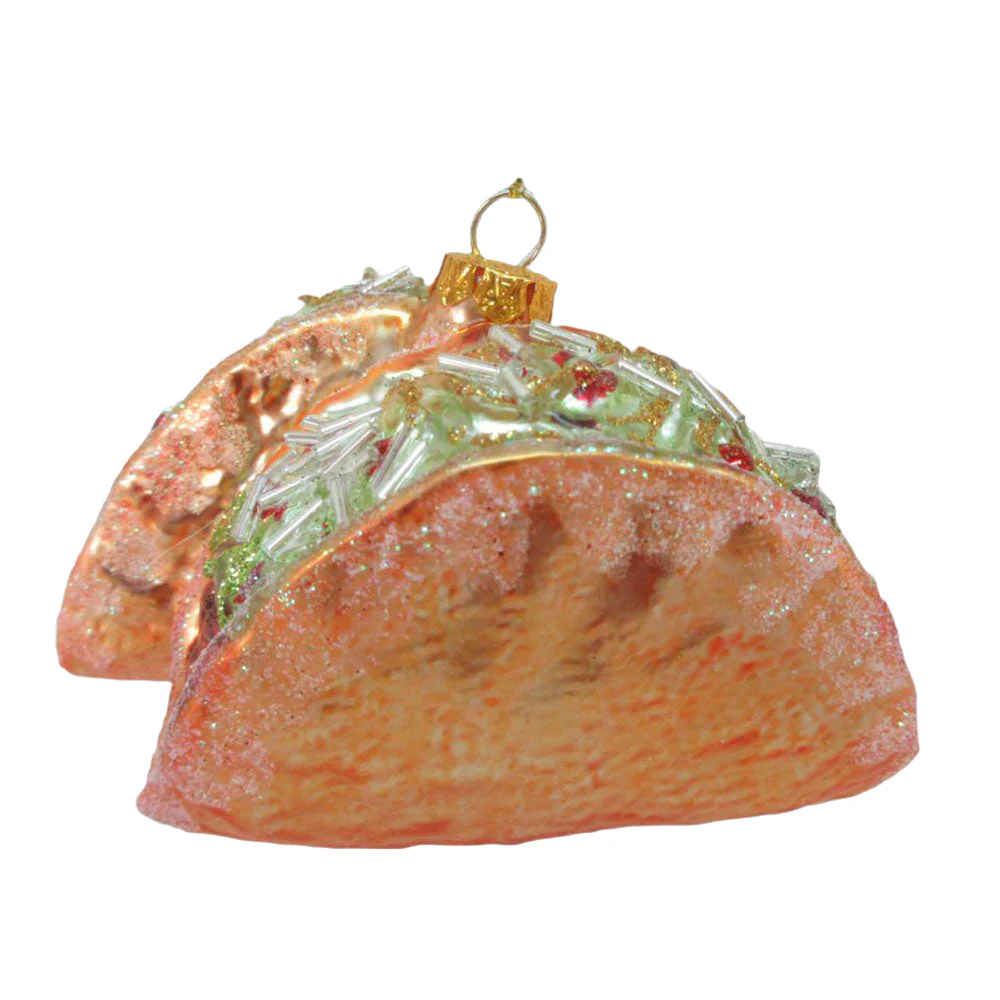 Taco Ornament - December Diamonds Holiday Ornament - Mellow Monkey