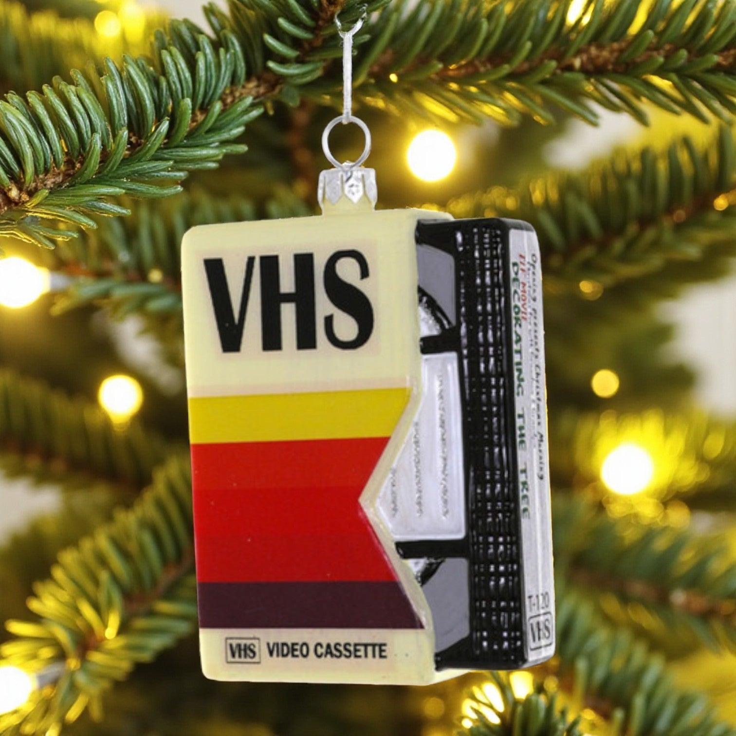 VHS Tape - Cody Foster Ornament - 4-1/4-in - Mellow Monkey