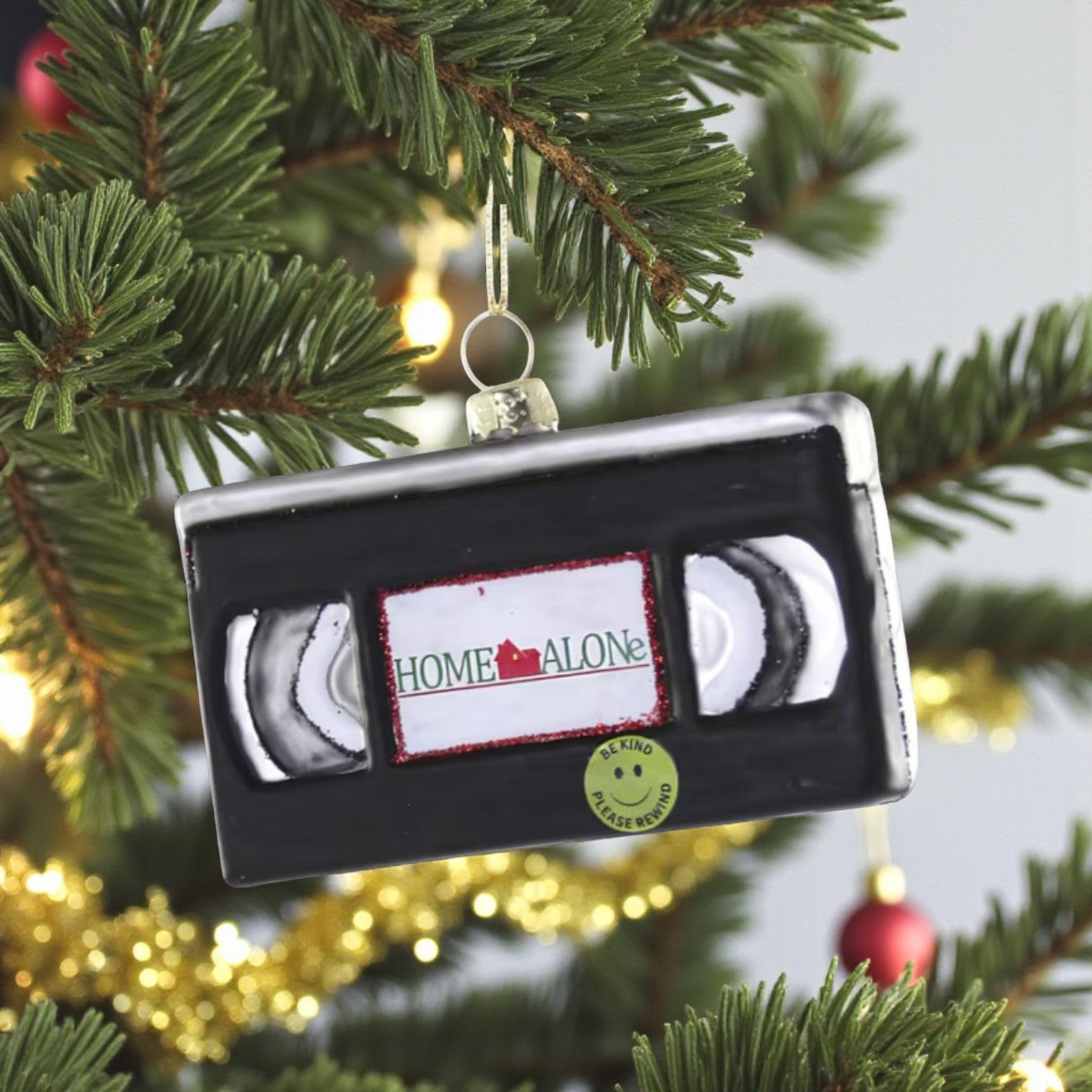 VHS Tape - Small - Cody Foster Ornament - 3-1/2-in - Mellow Monkey