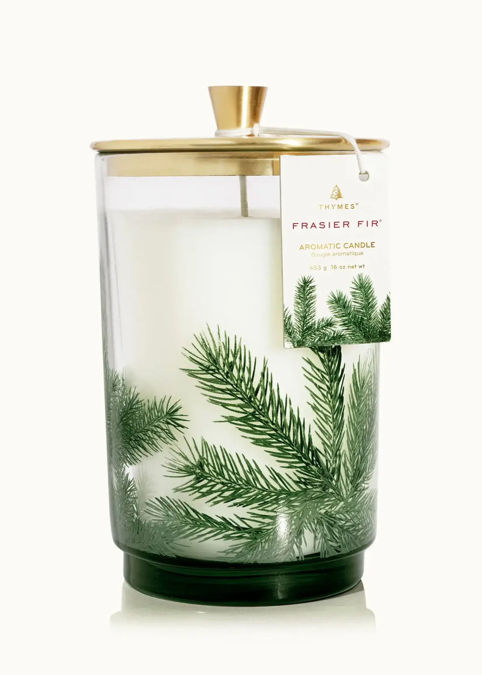 Thymes Frasier Fir Heritage Large Pine Needle Luminary - 16-oz - Mellow Monkey
