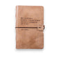 Blush Leather Journal - What You Do Makes A Difference ... -Jane Goodall - Mellow Monkey